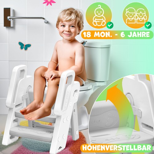 KIDIZ® Tritthocker Klappbar mit 3 Stufen | Faltbarer Lern-Turm für Kinder - Bild 8 von 36