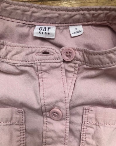 Gap Size 6/7 Capri Jumpsuit Dusty Pink - Picture 3 of 5