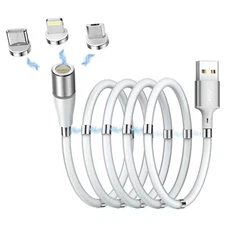 Magnetic Charging Cable, Super Organized Retractable Fast Charging Cable