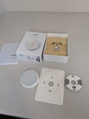 Google Nest A0013 Learning Thermostat E260129 3rd Gen Box Manual No Hardware