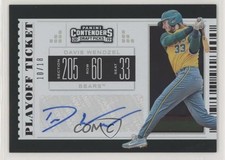 2019 Panini Contenders Draft Picks Playoff Ticket 10/18 Davis Wendzel Auto 00lz