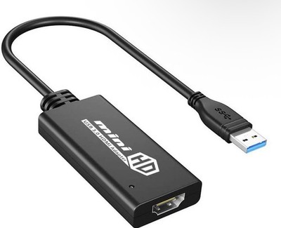 Mini USB 3.0 To HDMI HD TV 1080P Video Cable Adapter Converter For PC Laptop Hot