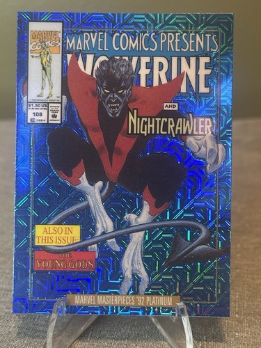 Nightcrawler [Legendary Orange Foil] #50 Marvel 2024 SkyBox Masterpieces XL card