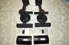 Heavy duty tiltable Speaker Wall Mounts with Sliding Clamps, steel construction — photo 3