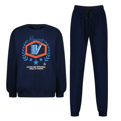 Vingino Pyjama Schlafanzug WACER Darkest Blue Blau 146 152 158 164 170 176