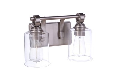 Craftmade 56402 Romero 2 Light 14''W Vanity Light - Nickel