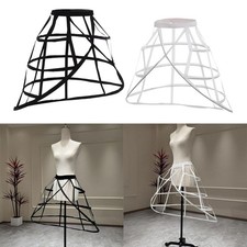 Cage Hoop Skirt Petticoat Half Slip Costume Accessories Underskirt for Wedding