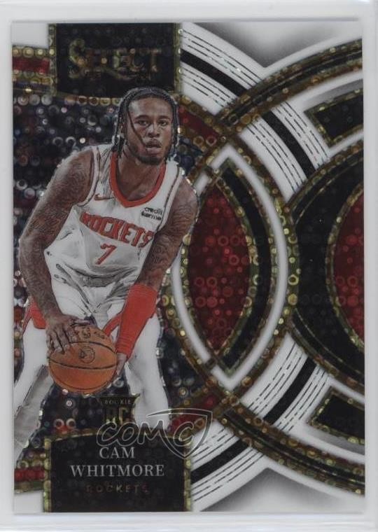 2023-24 Select Premier Level White Disco Prizm 9/75 Cam Whitmore Rookie RC 19fe