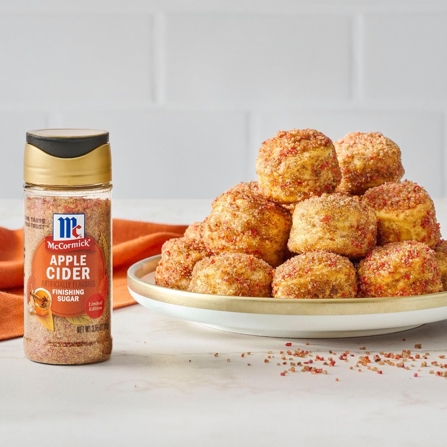 McCormick Finishing Sugar, Apple Cider, Limited Edition,3.61 oz