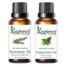 Kazima Rosemary Oil With Peppermint Oil 15ml Each Set Of 2