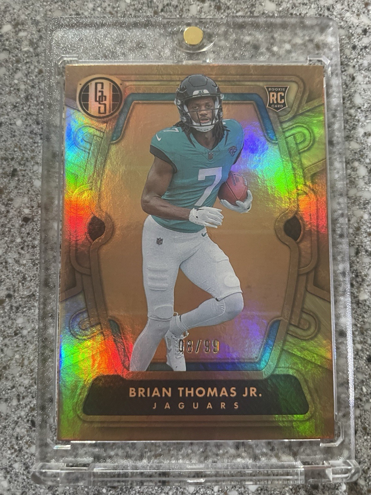2024 Panini Gold Standard Football #120 Brian Thomas JR Rookie 8/99
