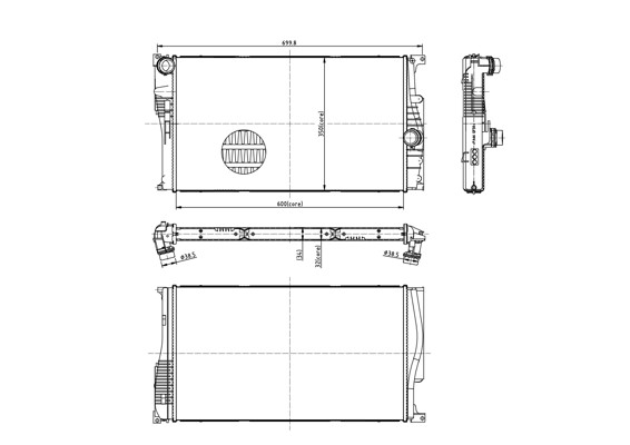 Hart KüHler WasserküHler FüR BMW 1Er I3 F20 118I 116I 120D 120I F21 M 135I I01-image