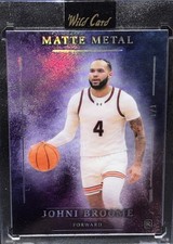 Johni Broome 1/1 Matte Metal Philadelphia 76ers NBA Auburn RC Basketball 1 Of 1