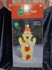 Winter Wonder Lane Lit Ice Bear 30 Inch