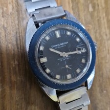 Orologio Vintage Skin Diver DAWIS WATCH 19 Rubis – Anni '60/'70 – Funzionante