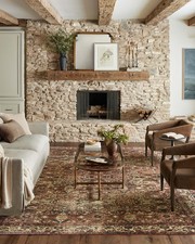 Magnolia Home by Joanna Gaines Banks Collection BAN-04 Brick/Ivory 2'-6