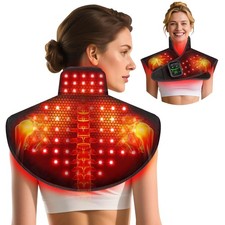 Red Light Therapy Device for Pain Relief Shoulder Neck Massager with Heat 5000