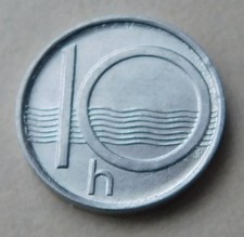 10 Haleru Tschechien 1997 Kursmünze