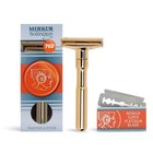 MERKUR FUTUR 702 Adjustable Double Edge Safety Razor - Bright Gold, Adjustabl...