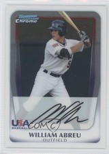 2011 Bowman Draft Chrome Prospects Willie Abreu William Abreu #BDPP91 5v2