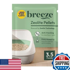 Purina Tidy Cats Breeze Litter Pellets Refill 6x3.5lb Bags Recyclable Box