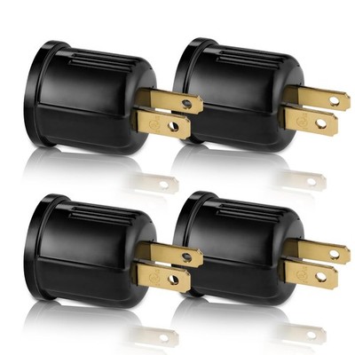 Outlet To Socket Adapter,plug-in Light Socket,convert Outlet To Light