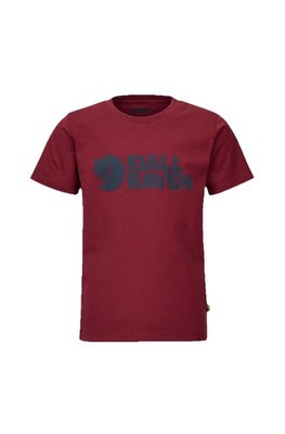 Fjällräven Kinder Logo T-Shirt Organic Cotton dunkelrot
