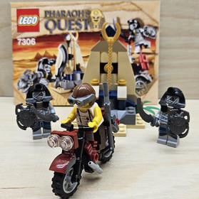 LEGO - Pharaoh's Quest: Golden Staff Guardian- 7306 - 100% Complete With No Box