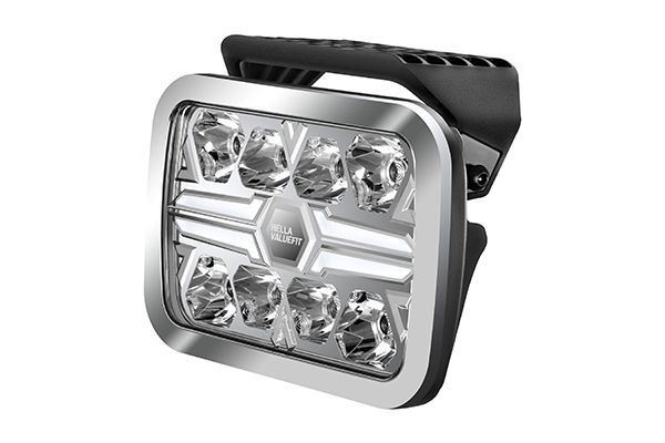 Hella LED Zusatzscheinwerfer Blade Chrom Rechteckig 12V/24V Front OEM-image