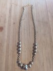 Vintage Gold Tone Choker Necklace — photo 2