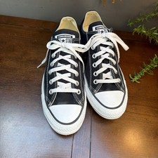 Converse Chuck Taylor All Star Ox Low Top Women  s Shoes Black/White M 7 W 9