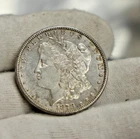 1878 S US Morgan Silver Dollar $1 AU (Cleaned)