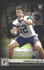 Connor Williams #376 2018 Panini Blue Knight Dallas CowboysRC Rookie