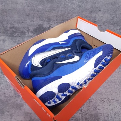 NIKE Alpha Huarache Elite 4 Turf Baseball Shoes Mens 11.5 Blue