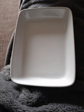 OBLONG OVENPROOF CHINA DISH.11INCH&8INCH.FINESSE.