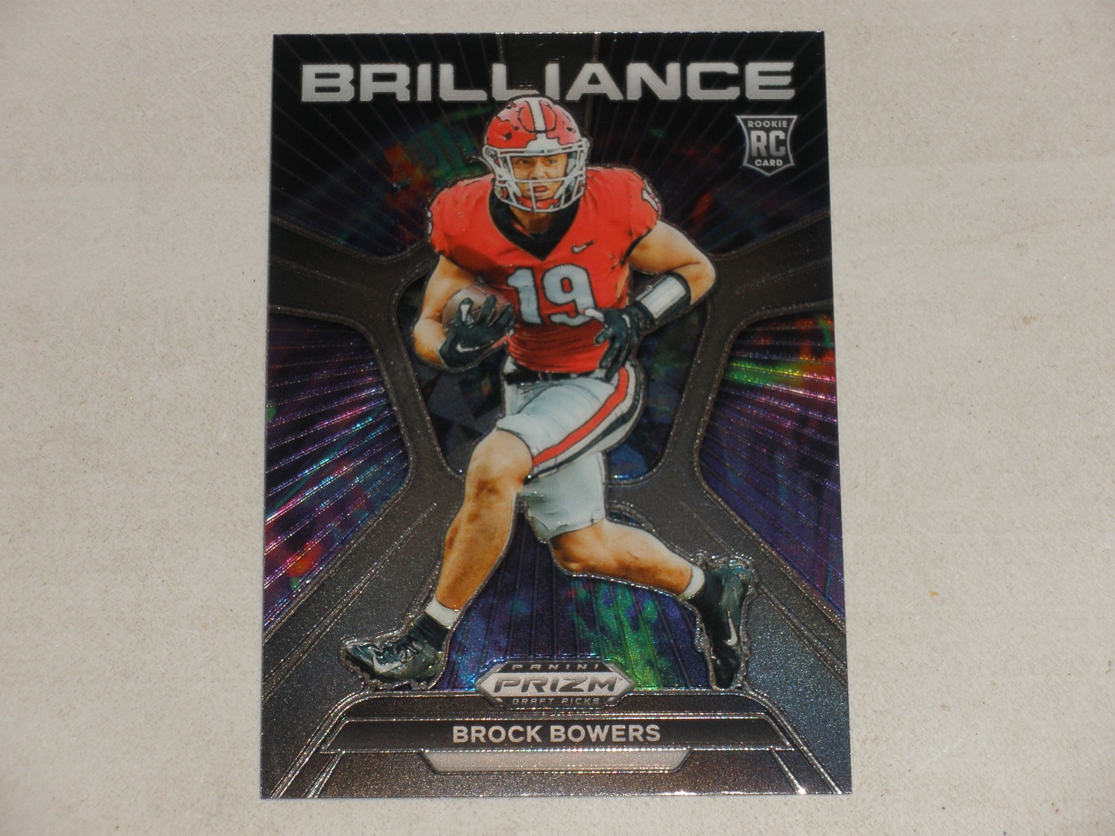 2024 Panini Prizm Draft Picks Brilliance #OG Brock Bowers Rookie RC
