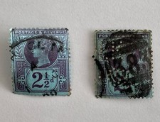 Queen Victoria stamps  2 and Half penny