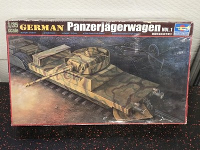 Trumpeter 00368 GERMAN PANZERJAGERWAGEN 1:35 Kit * NEW SEALED CONTENTS *