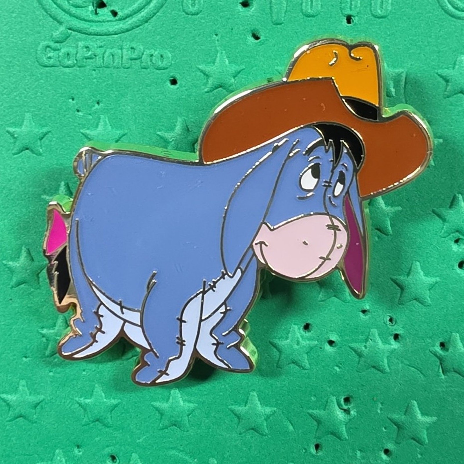 Boxlunch Disney Winnie The Pooh and Friends Western series,  Cowboy Eeyore pin.