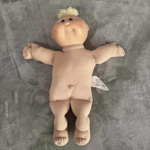 Cabbage Patch Doll #1 1978-1982 Head Blond Tuft Blue Eyes Xavier Roberts 85