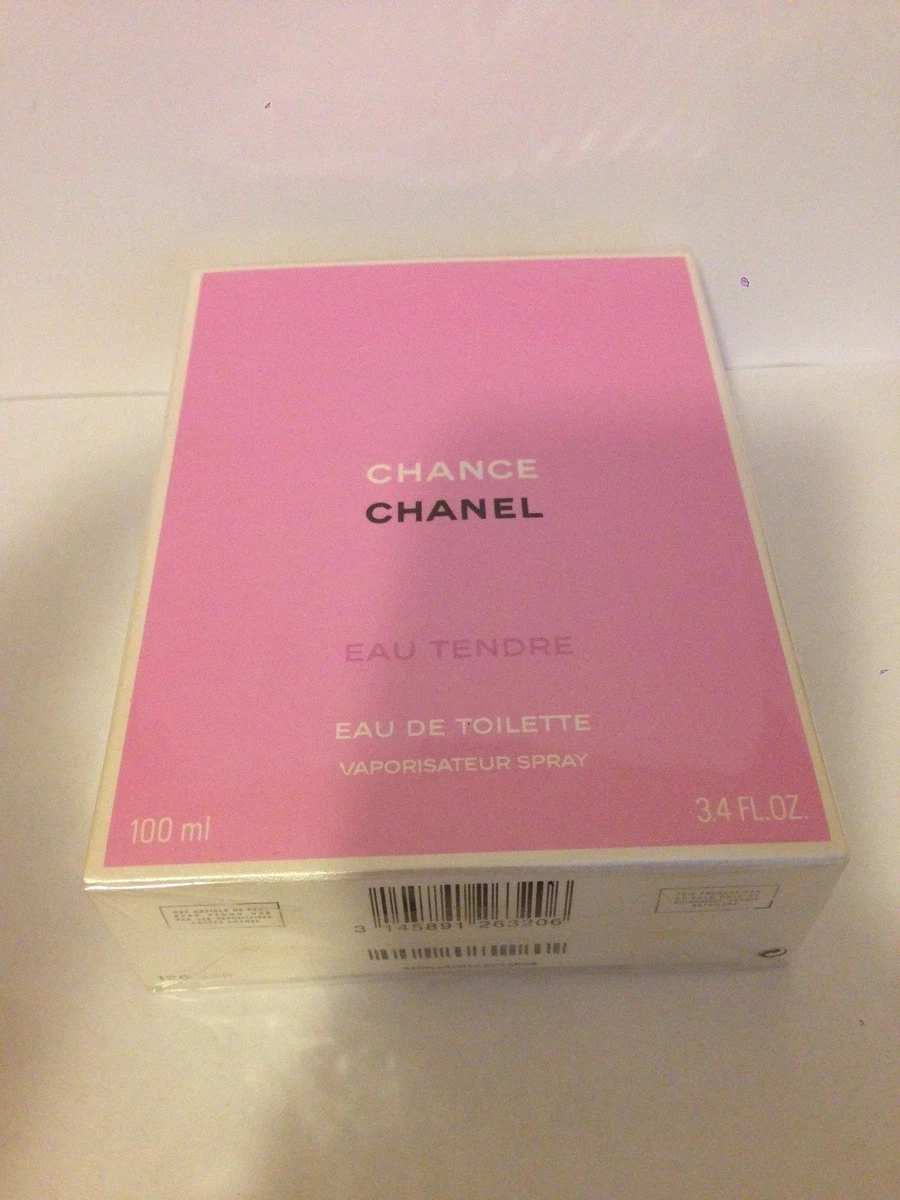 CHANCE EAU TENDRE BY CHANEL 3.4 oz ( 100 ml ) EDT WOMEN SPRAY