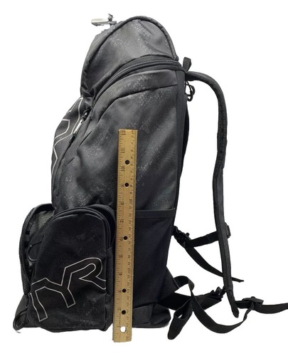 45L TYR Alliance Schwimmen Triathlon Ausrüstung Mehrzweck Rucksack Qualität Blk Camo - Bild 17 von 22