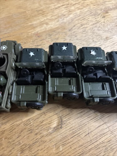 Matchbox Lot of 7 Military Trucks/jeeps - Picture 13 of 15