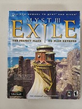 Myst 3 III Exile Big Box Edition NIB Sealed Win 95/98/ME, Mac OS 8.1 or higher