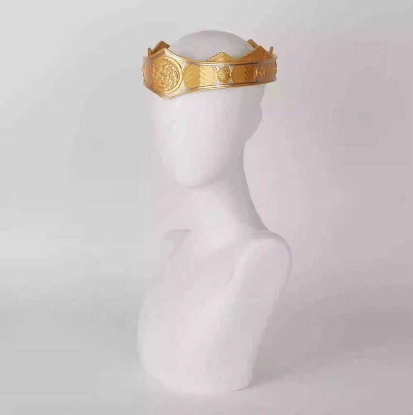 Casa del Dragón Temporada Rhaenyra Targaryen Cosplay Reina Corona Casco Accesorios Foto 2 de 4