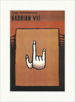 Hadrian VII Teatr Dramatyczny Peter Luke Rolfe Fr. Kunstdruck Plakatwelt 988