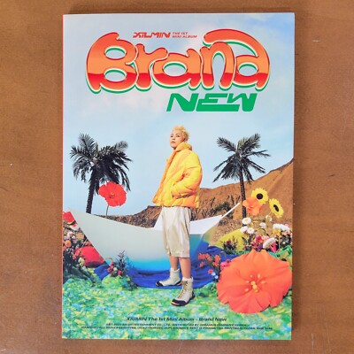 EXO Xiumin 1st mini album ''Brand New'' Desert Photobook + CD + Postcard + Sticker