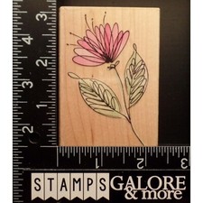 Hero Arts Rubber Stamps G4337 FLOURISH FLOWER GARDEN T16
