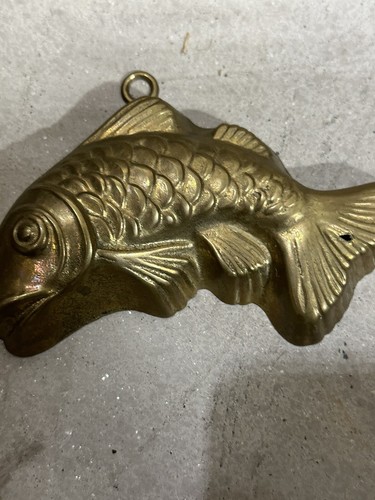 Vintage Copper Color Fish Molds / Décor Tin Set Of 4 - Picture 3 of 6