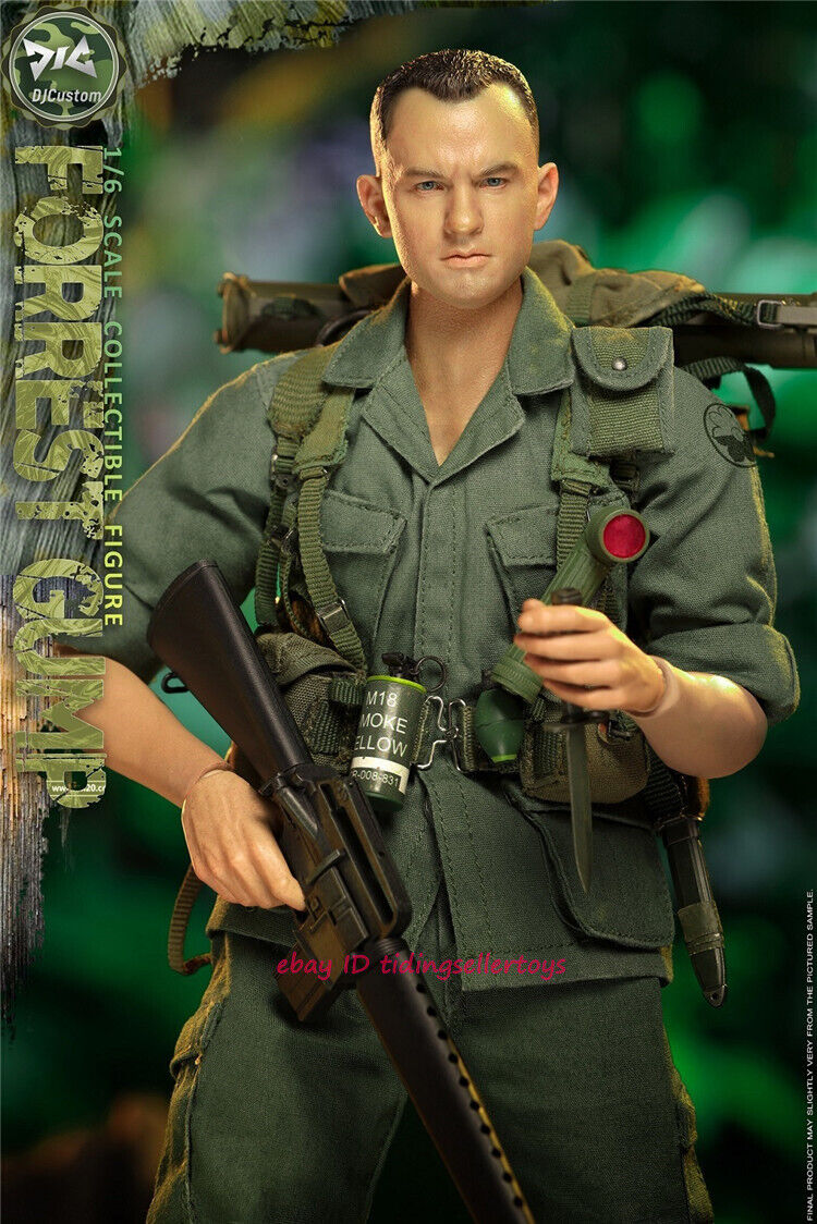 DJ-CUSTOM Forrest Gump Soldier The Vietnam 1:6 Action DJ-CUSTOM Forrest Gump Soldier The Vietnam 1:6 Action